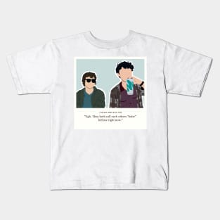 I am not Okay with This Stanley and Sydney Quote Kids T-Shirt